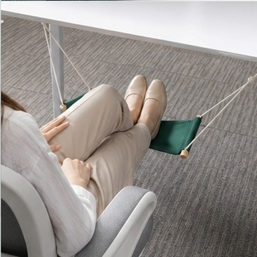 Footrest Under Desk - Fußhängematte für den Schreibtisch, Fußstütze unter
